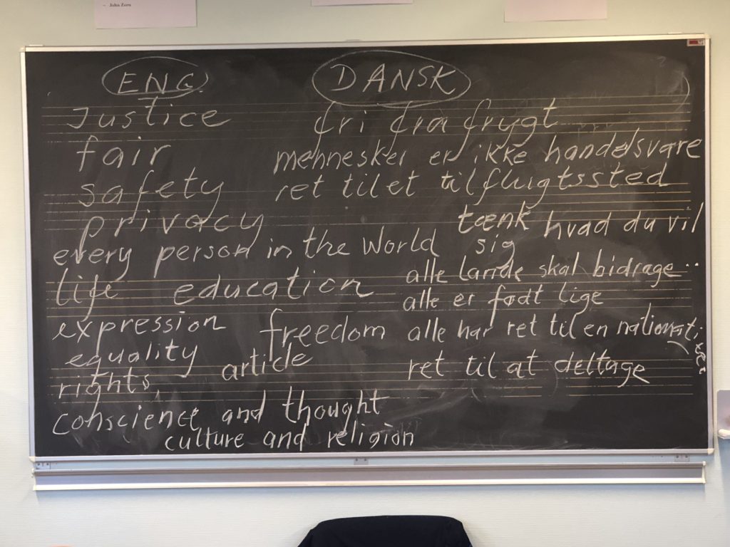 elevernes keywords om menneskerettigheder